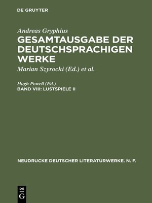 cover image of Lustspiele II